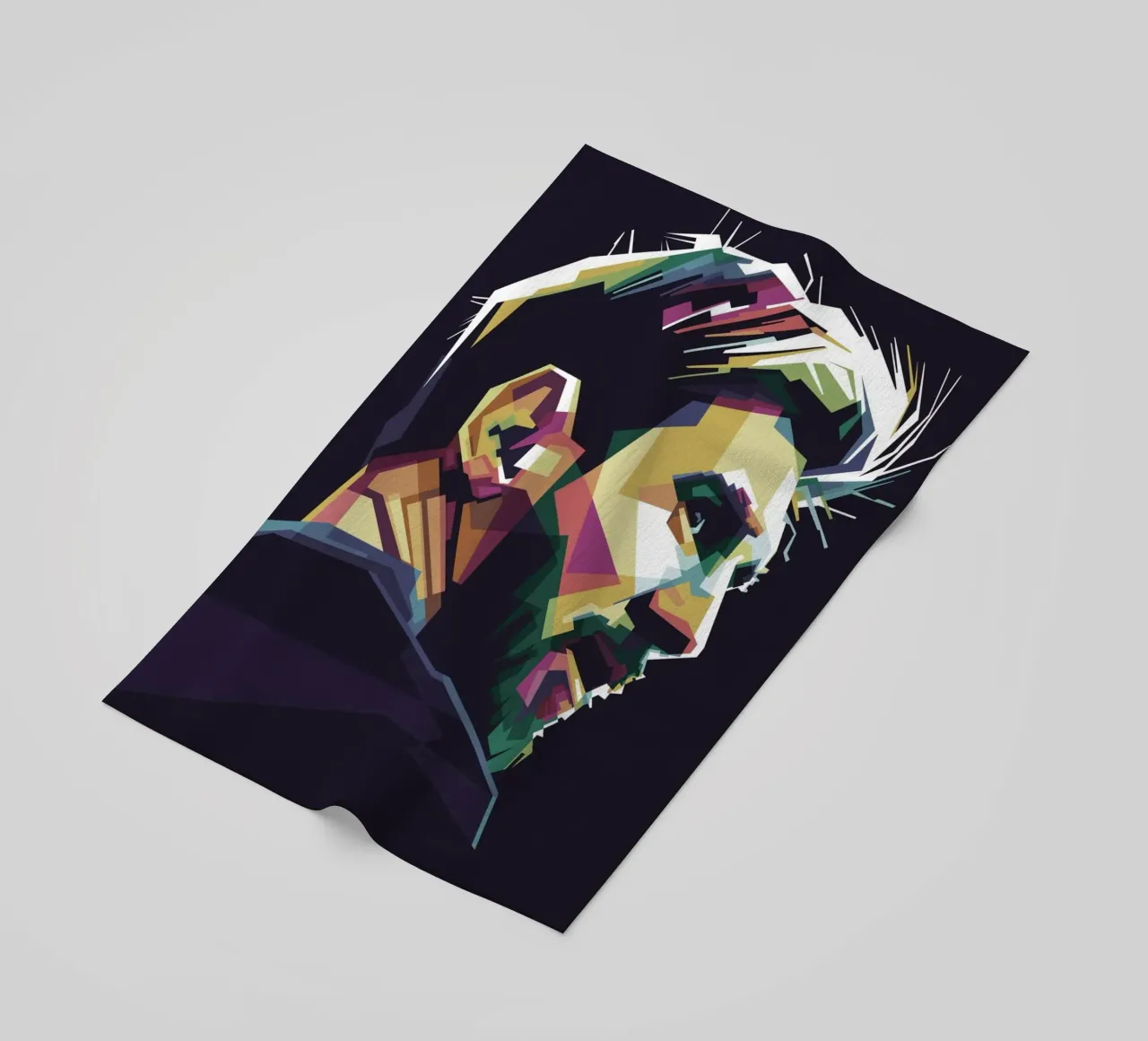 GOAT Pop Art WPAP telo mare da Alkahfsmart