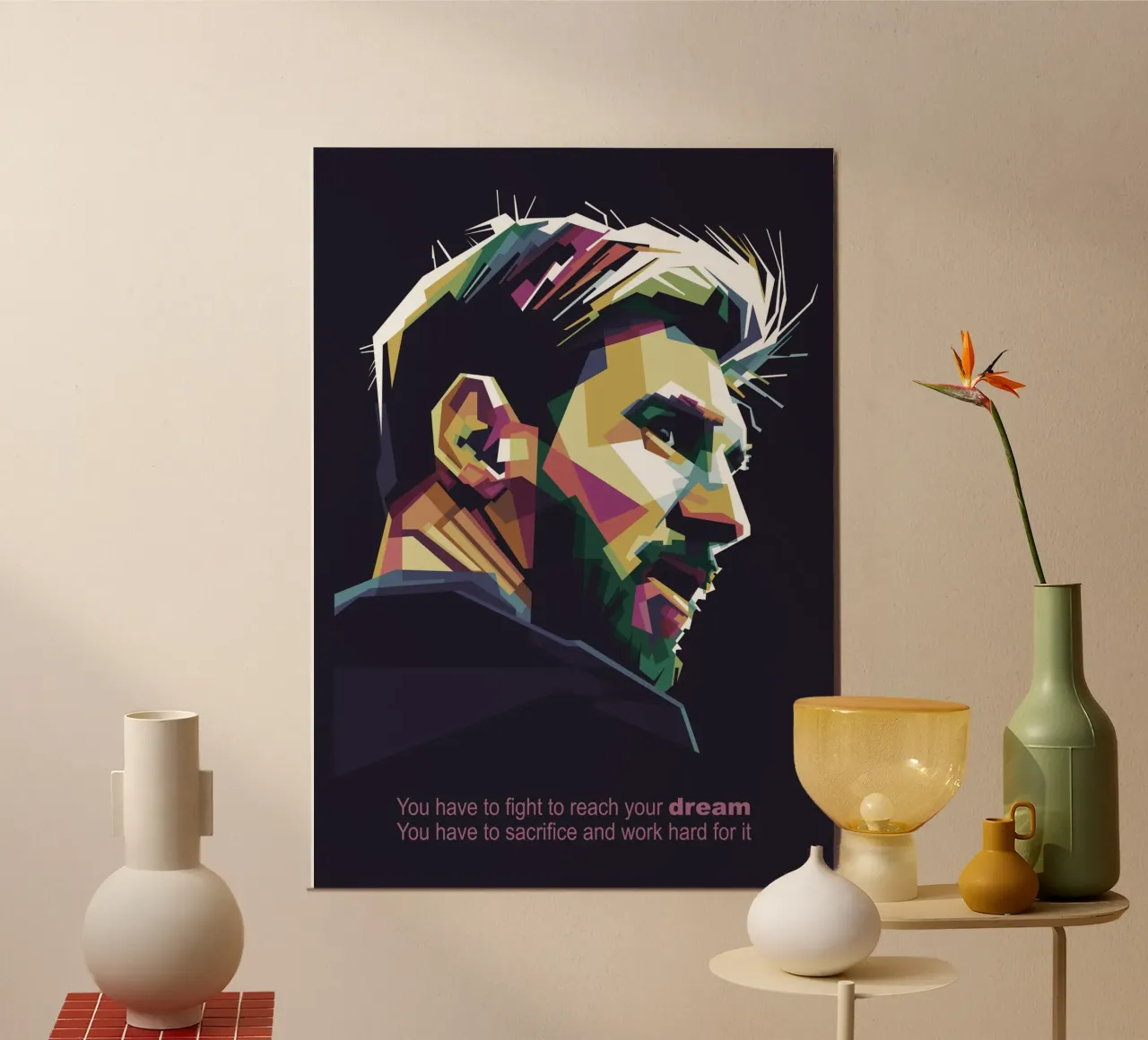 GOAT Pop Art WPAP poster da Alkahfsmart