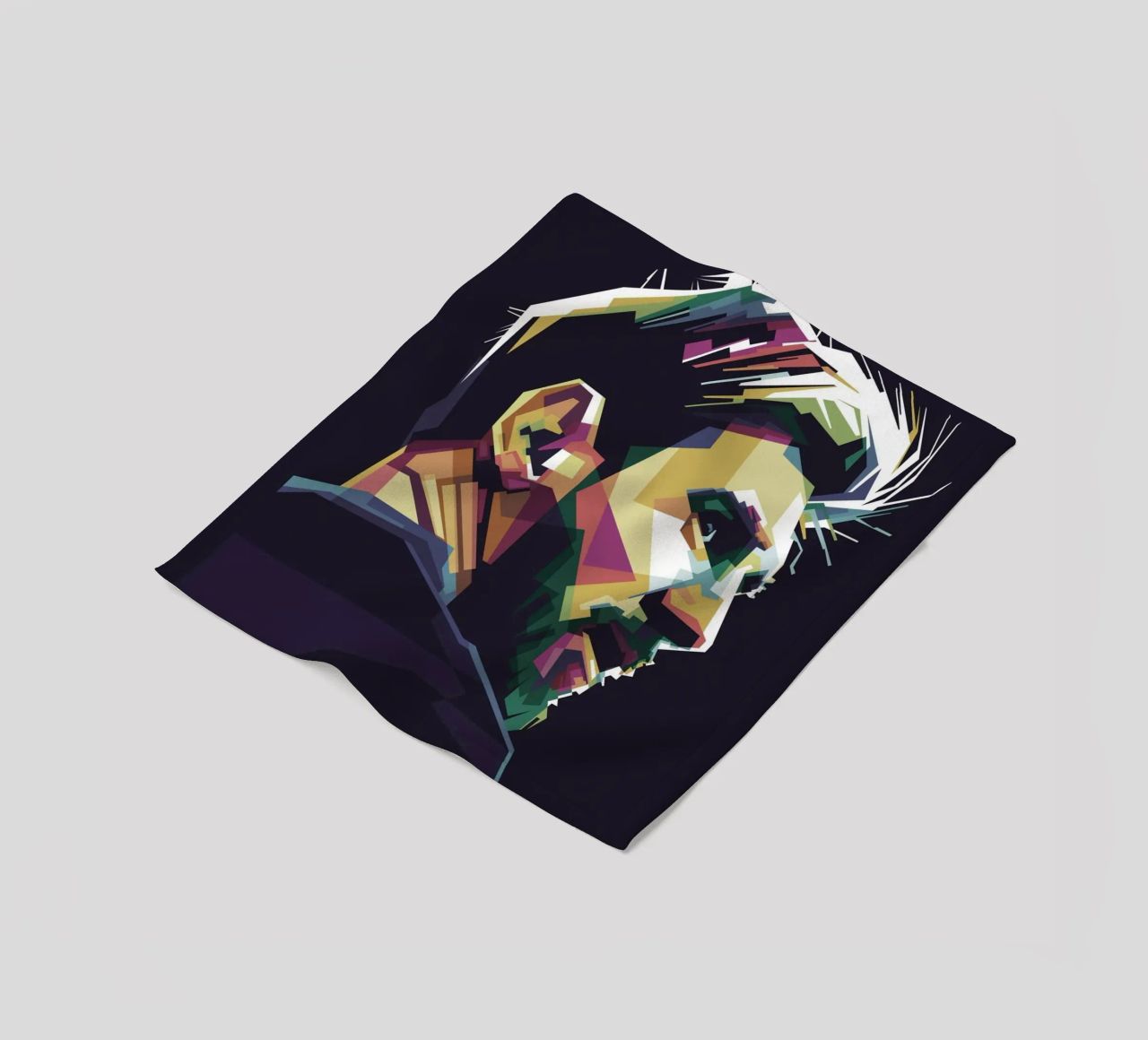 GOAT Pop Art WPAP coperta in pile da Alkahfsmart