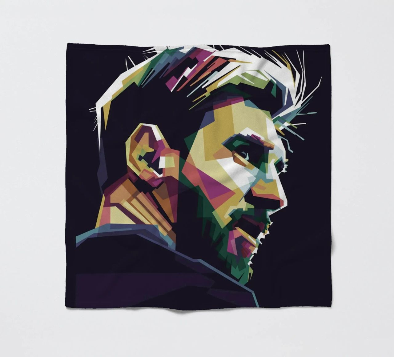 GOAT Pop Art WPAP coperta in pile da Alkahfsmart