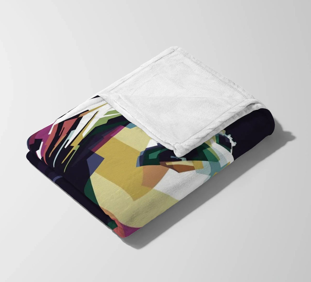 GOAT Pop Art WPAP coperta in pile da Alkahfsmart