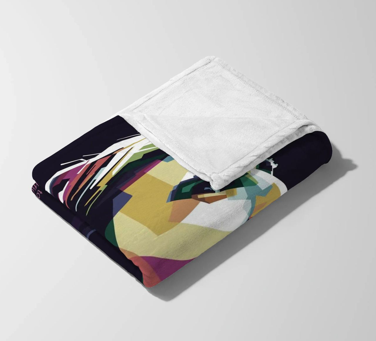 GOAT Pop Art WPAP coperta in pile da Alkahfsmart