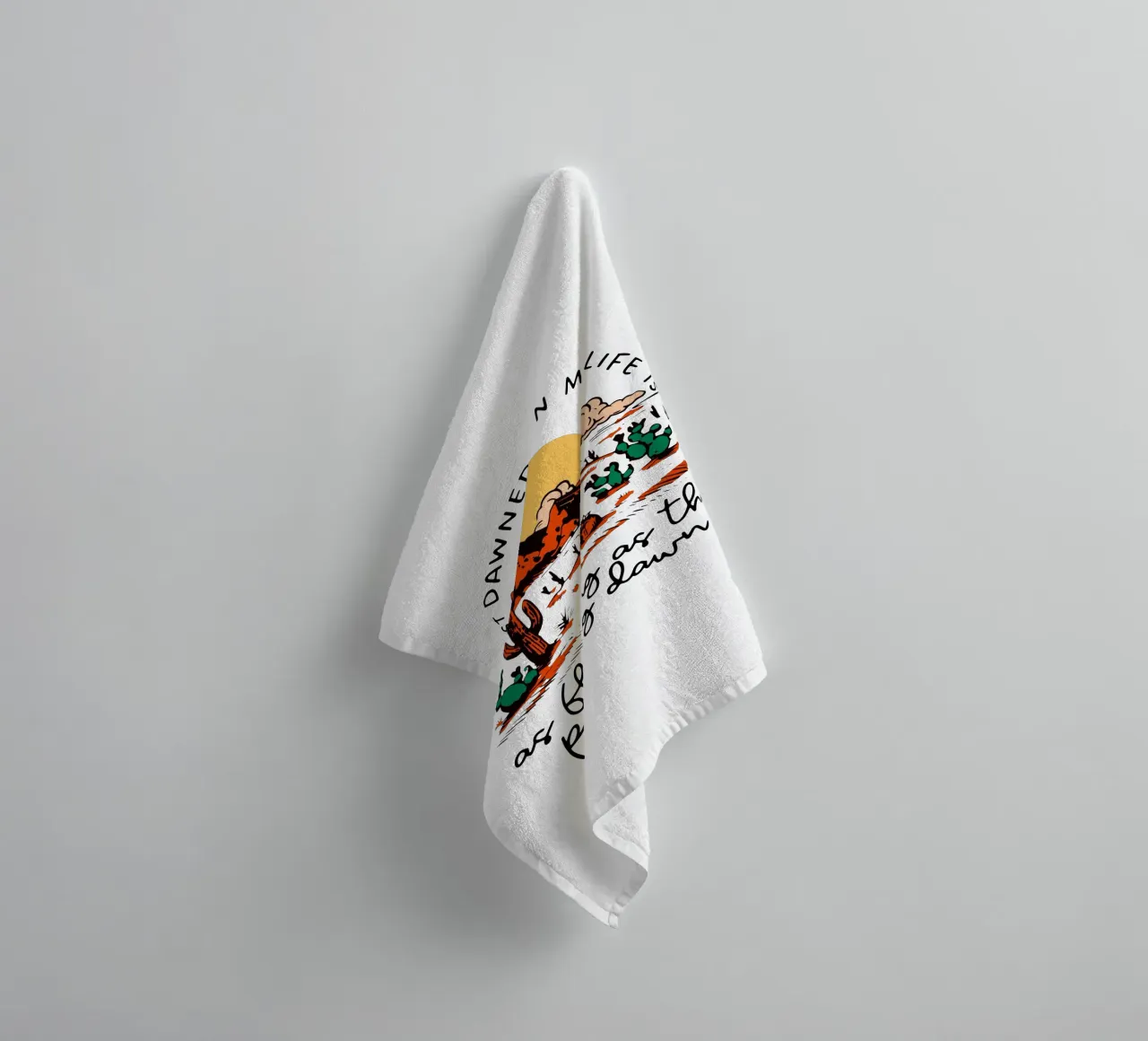Zach Bryan Passing Dawn towel by callmegreciaa