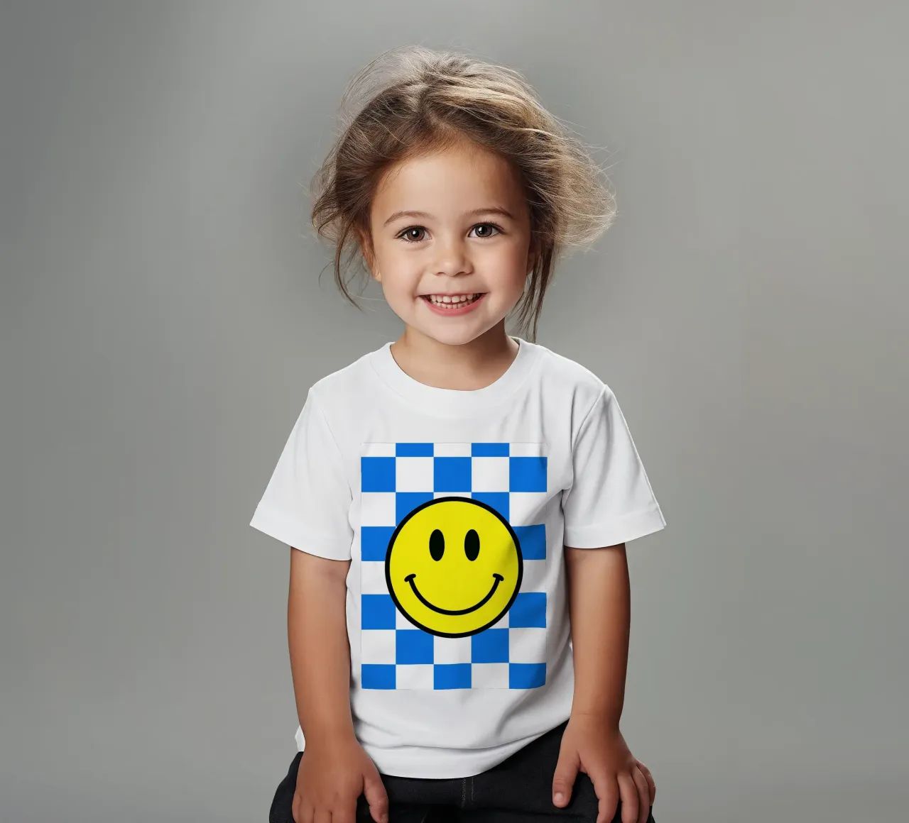 volto sorridente t-shirt bambini da PitaraS