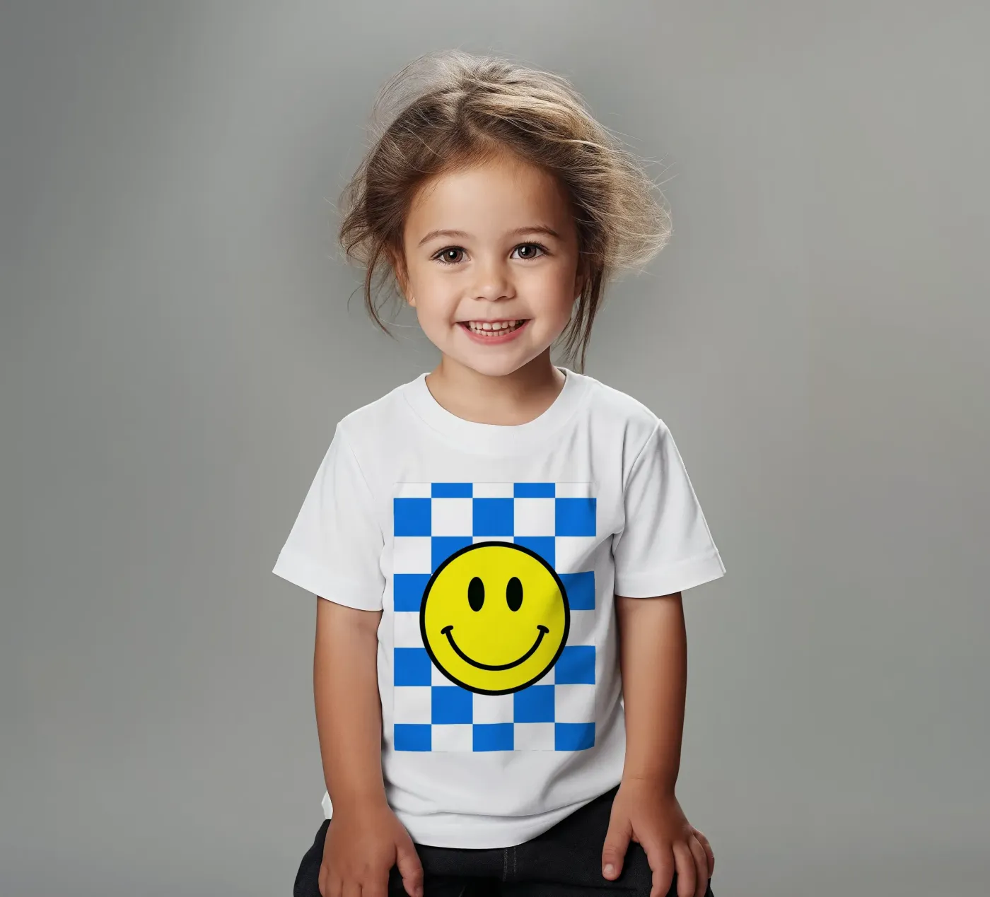 lachend gezicht kinder t-shirt van PitaraS