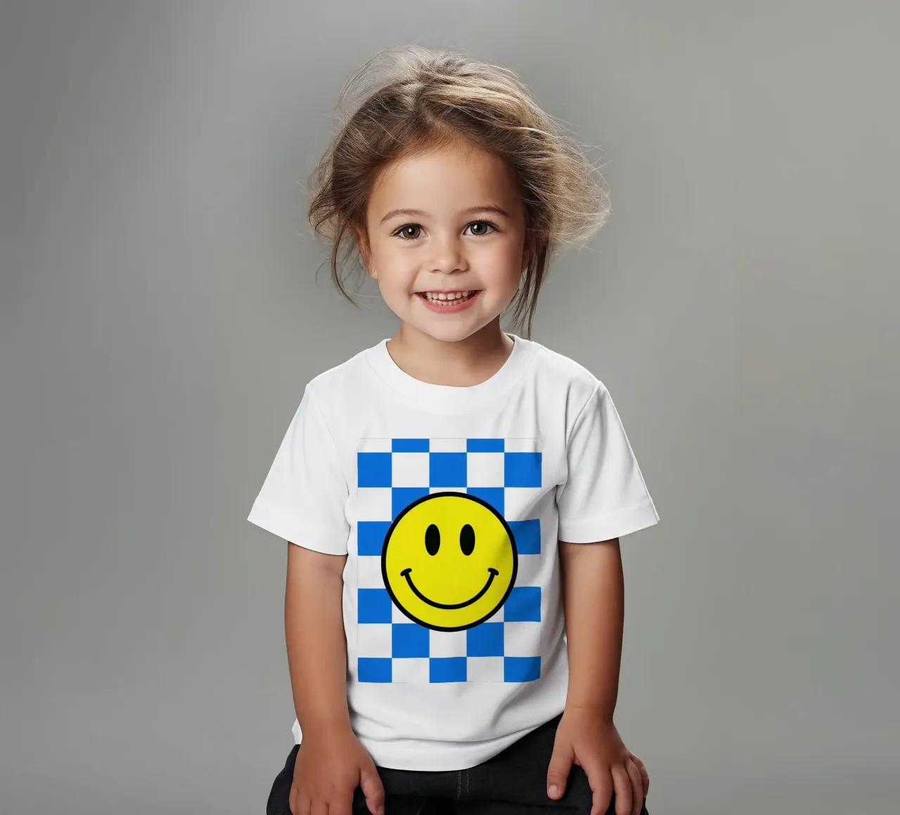 volto sorridente t-shirt bambini da PitaraS