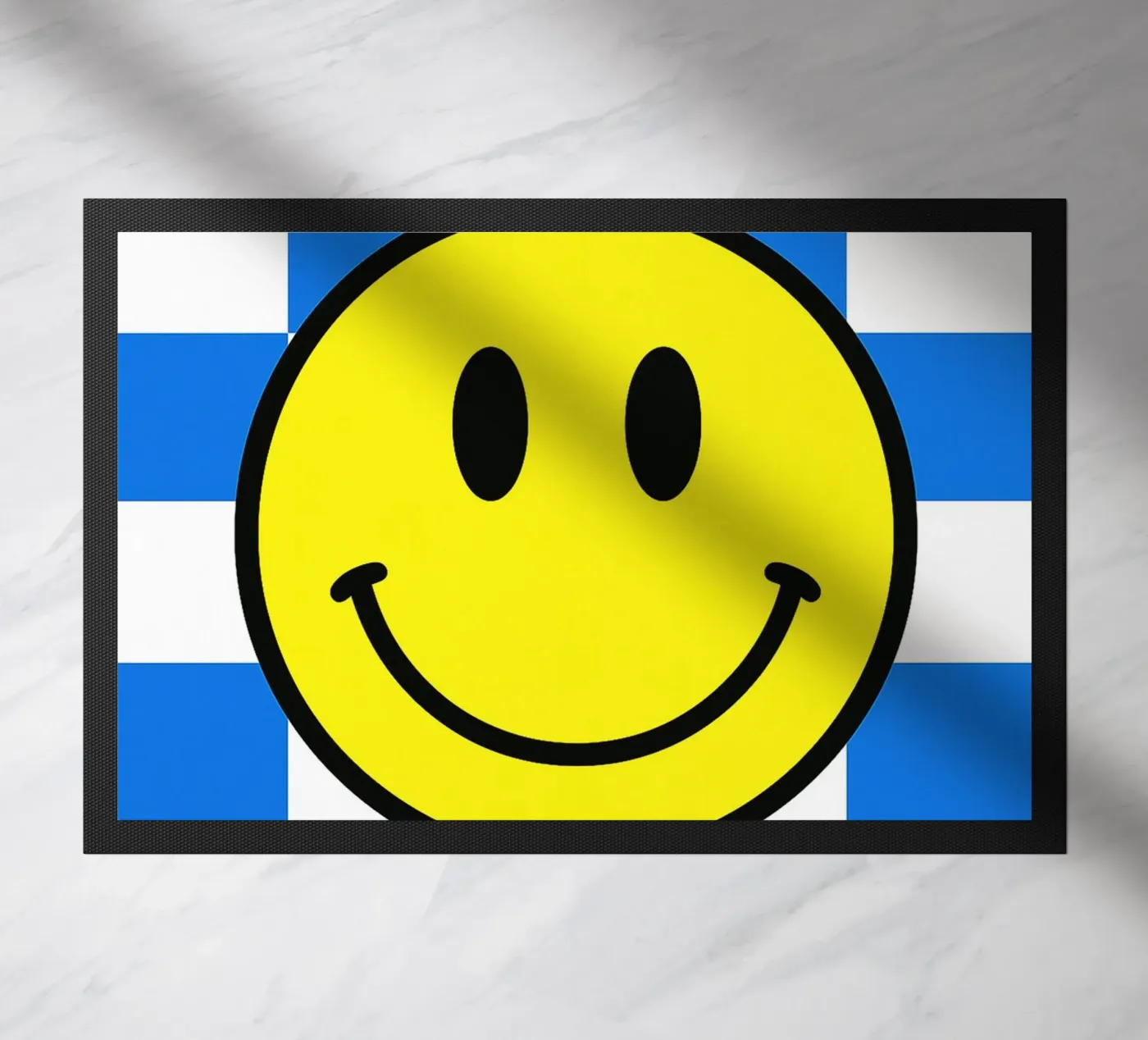 smiling face doormat by PitaraS