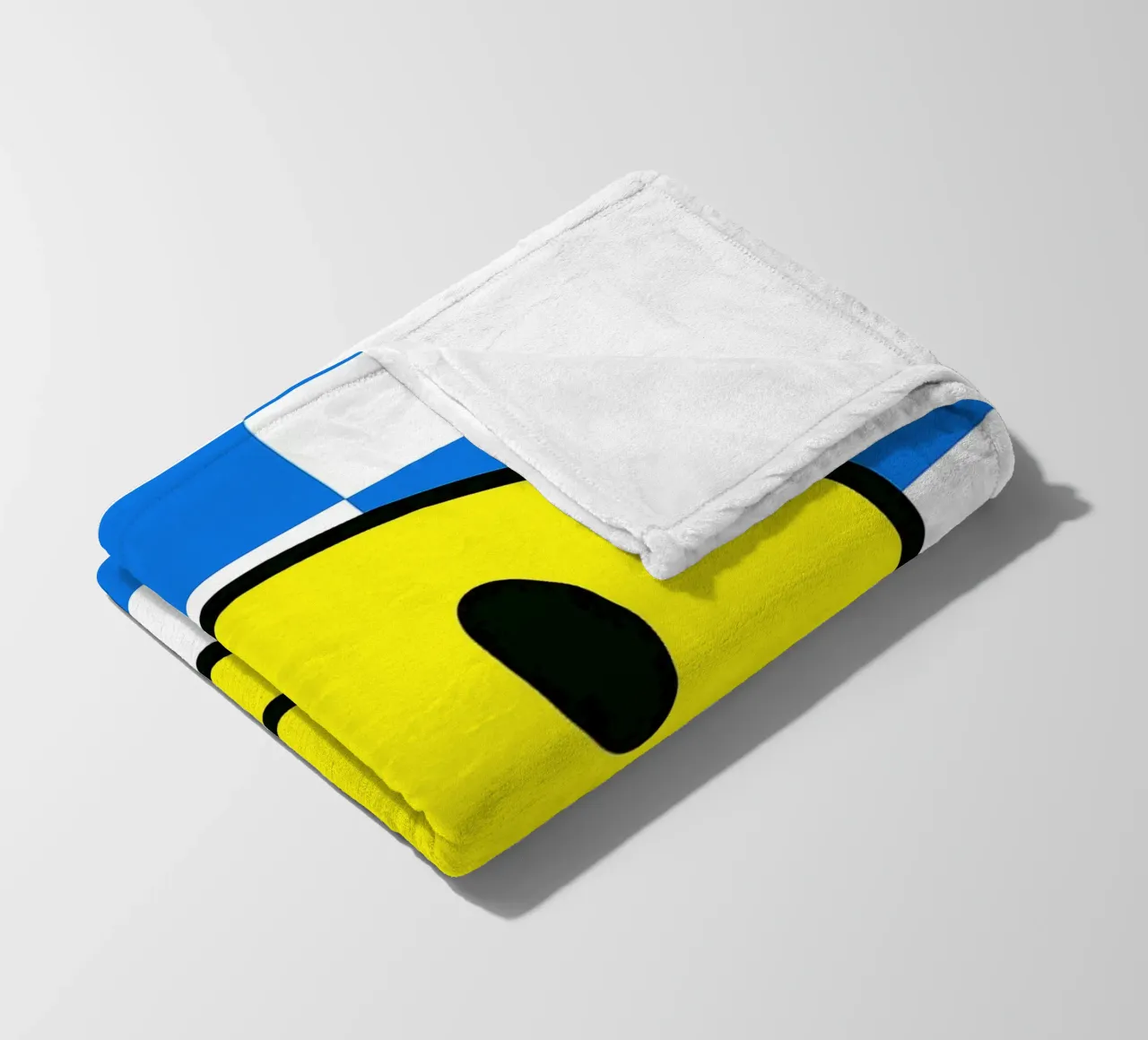 lachend gezicht fleecedeken van PitaraS