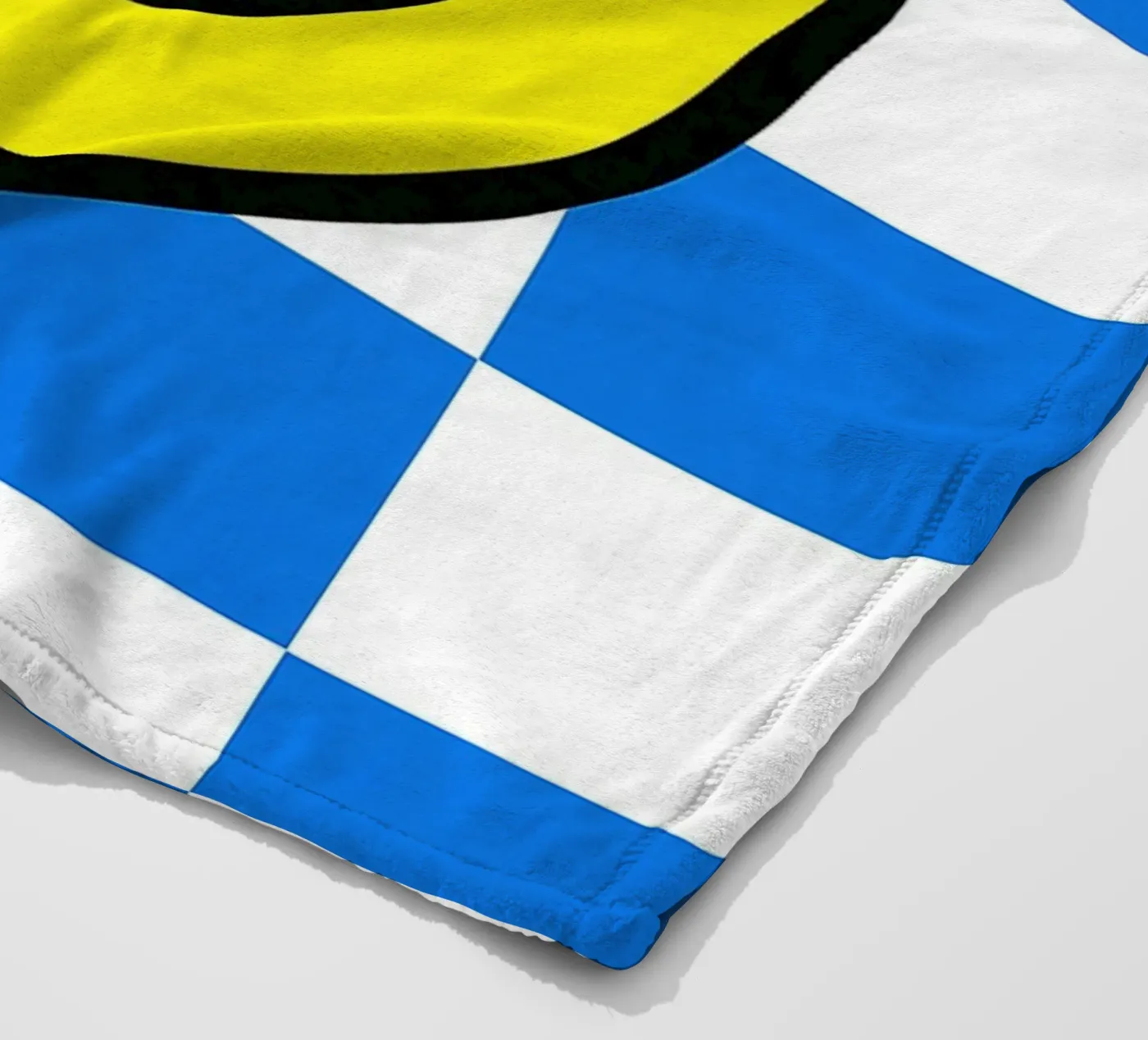 smiling face fleece blanket by PitaraS