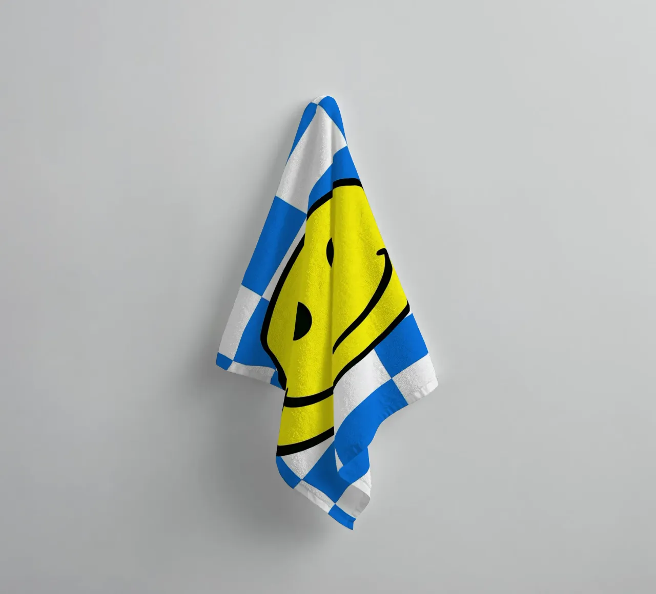 smiling face badhanddoek van PitaraS