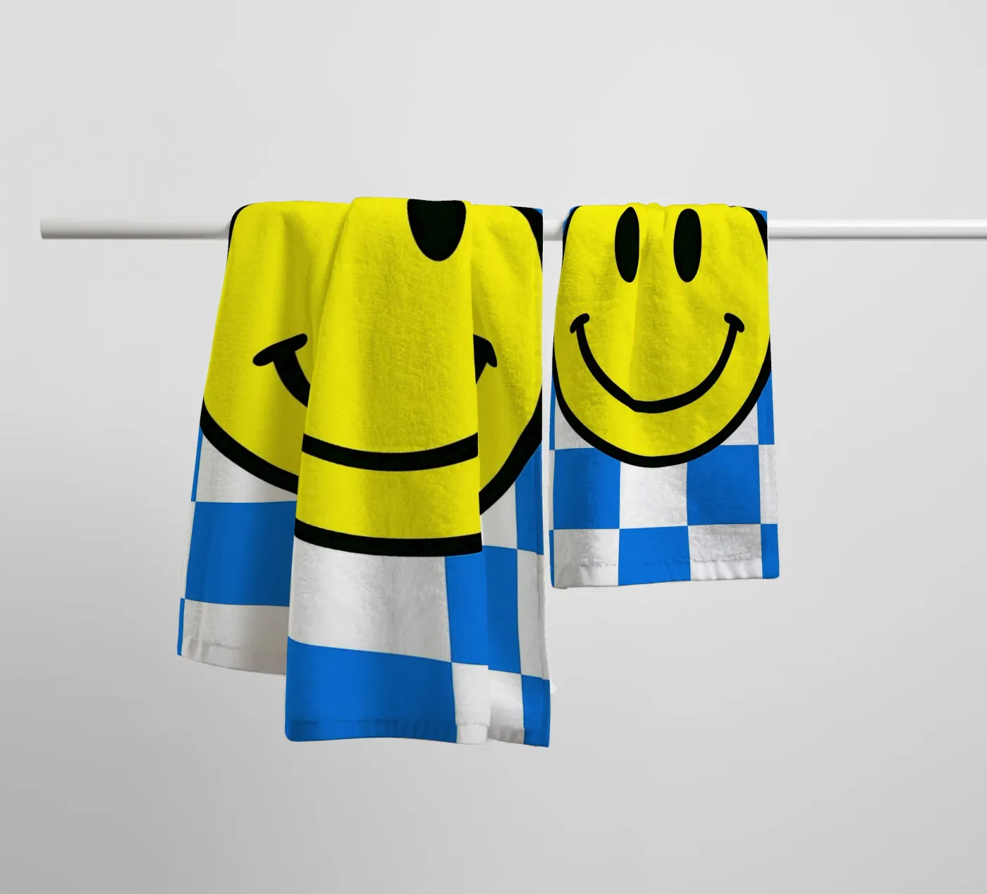 volto sorridente asciugamano da bagno da PitaraS