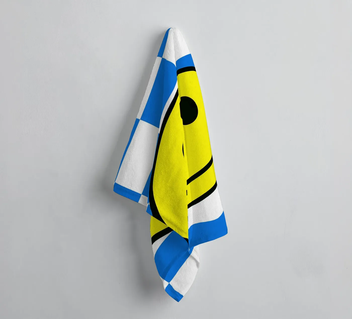 volto sorridente asciugamano da bagno da PitaraS