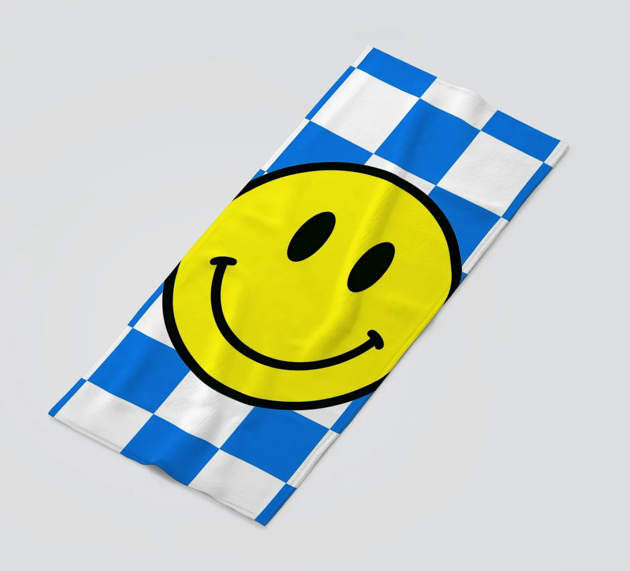 lachend gezicht strandhanddoek van PitaraS