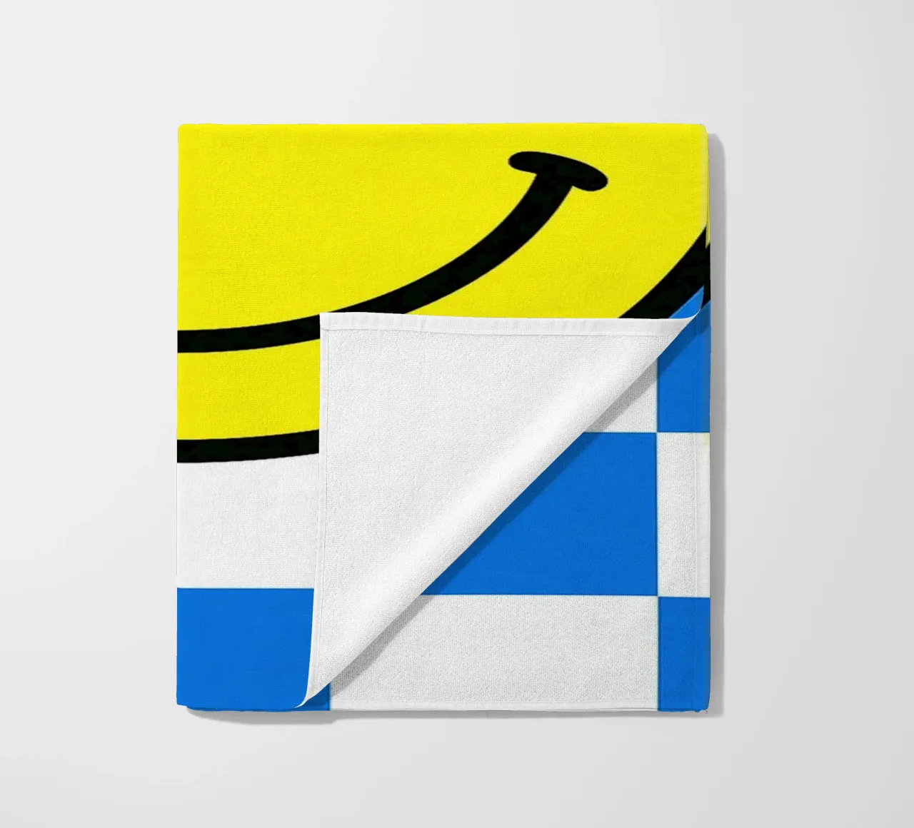 lachend gezicht strandhanddoek van PitaraS