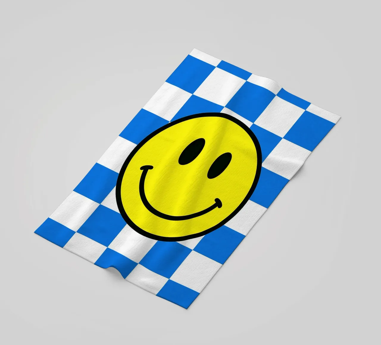 lachend gezicht strandhanddoek van PitaraS