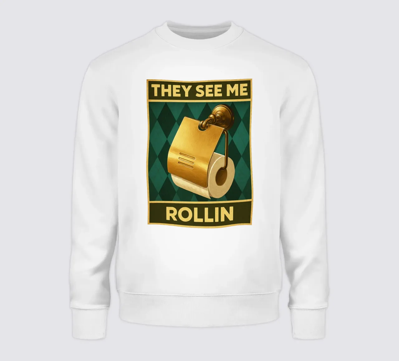 Papper per WC They See Me Rollin felpa da PitaraS