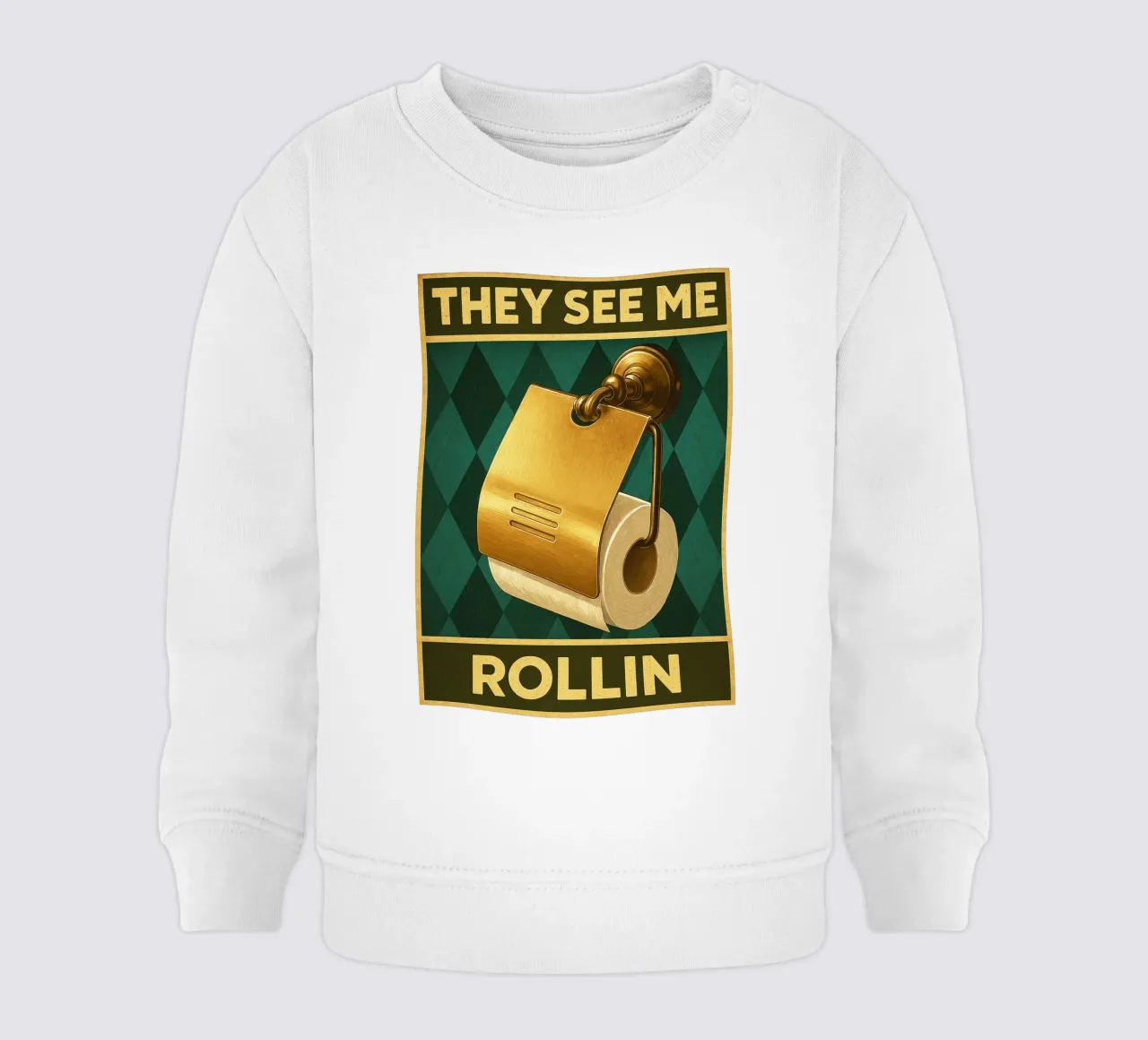 Papper per WC They See Me Rollin felpa neonato da PitaraS