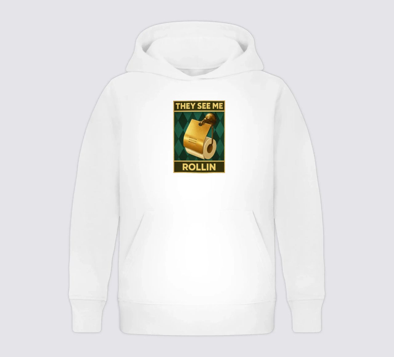 Papper per WC They See Me Rollin felpa bambino con cappuccio da PitaraS