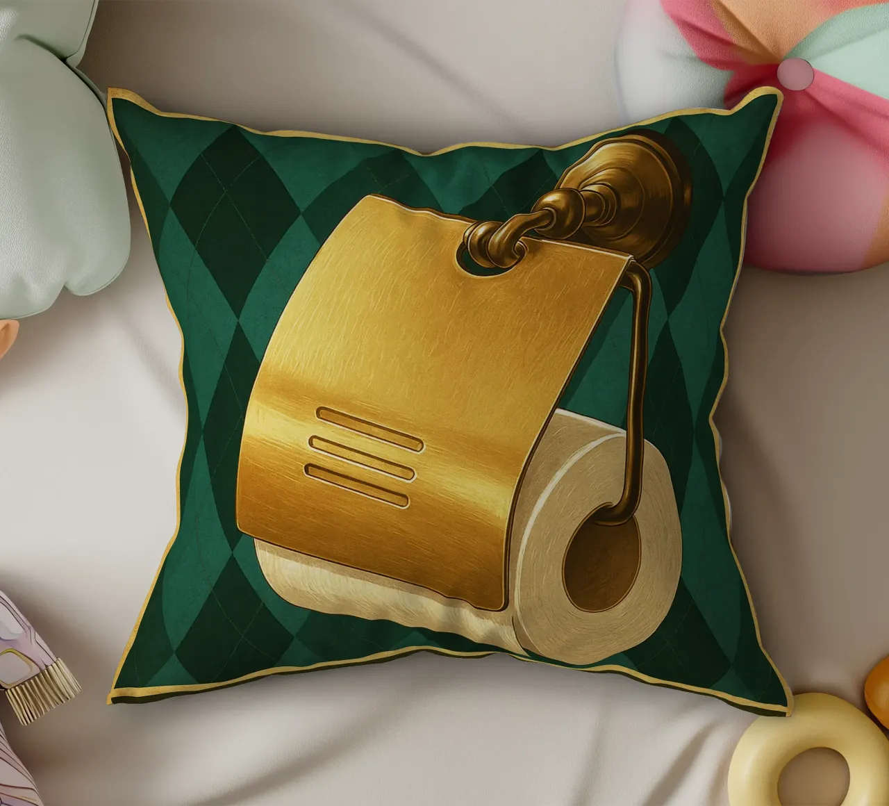 Papper per WC They See Me Rollin cuscino da PitaraS