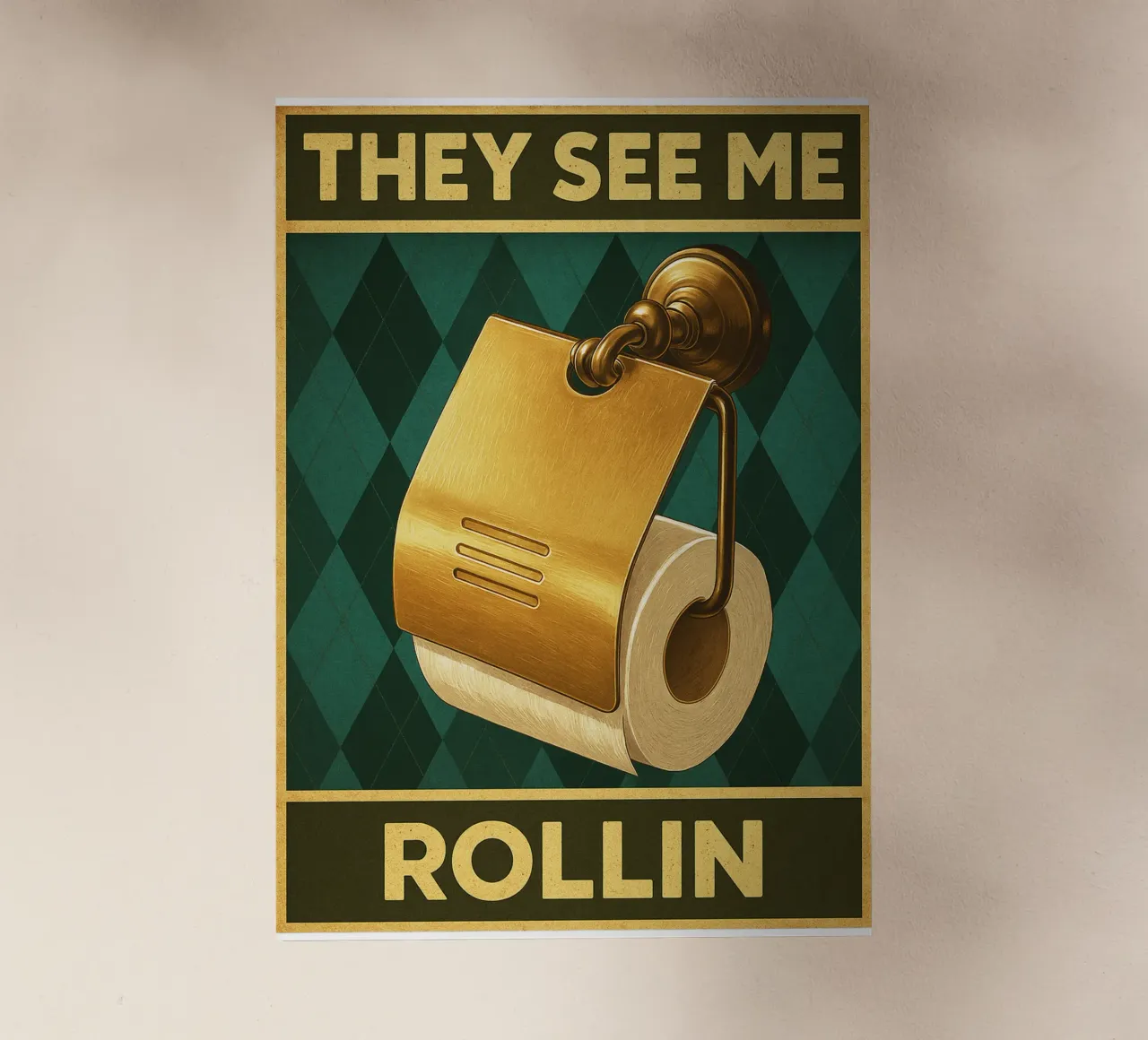 Papper per WC They See Me Rollin pellicola backlit da PitaraS