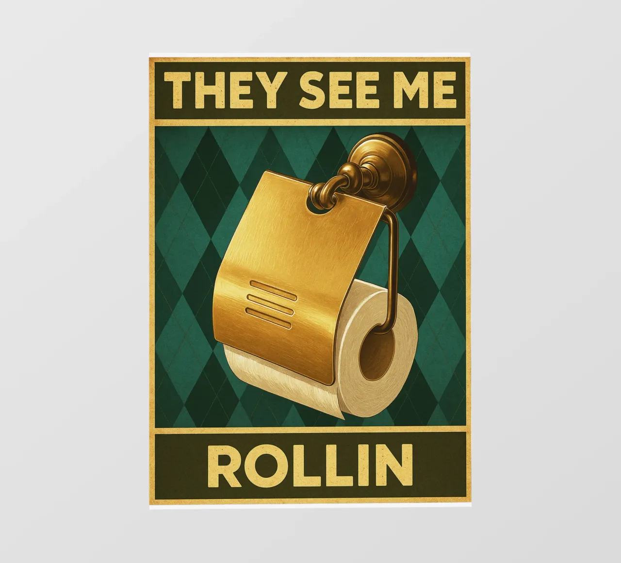 Toilettenpapper Sie sehen mich rollen Backlit Folie von PitaraS