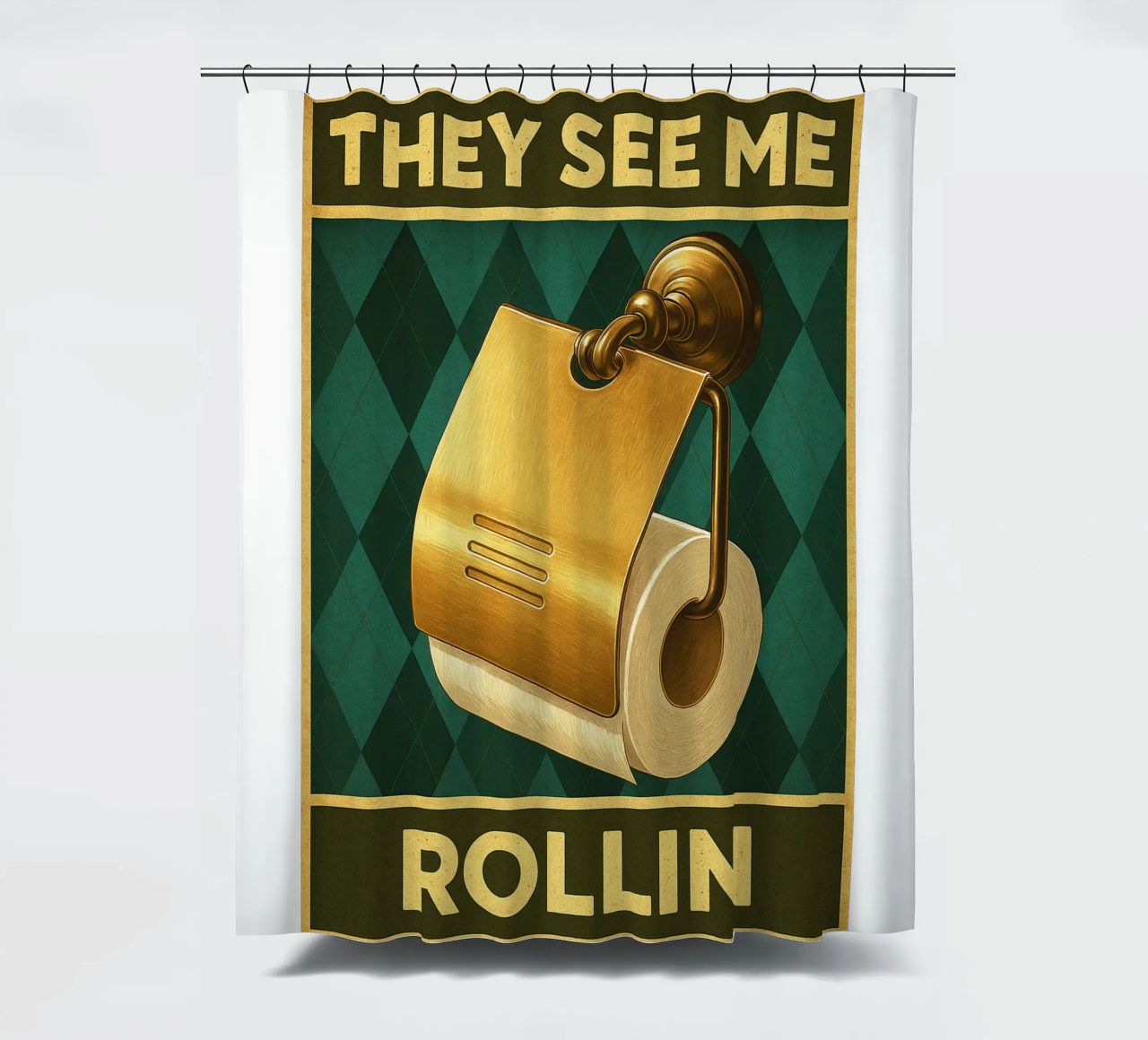 Papper per WC They See Me Rollin tenda da doccia da PitaraS