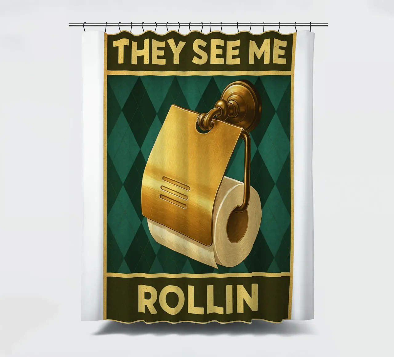 Papper per WC They See Me Rollin tenda da doccia da PitaraS