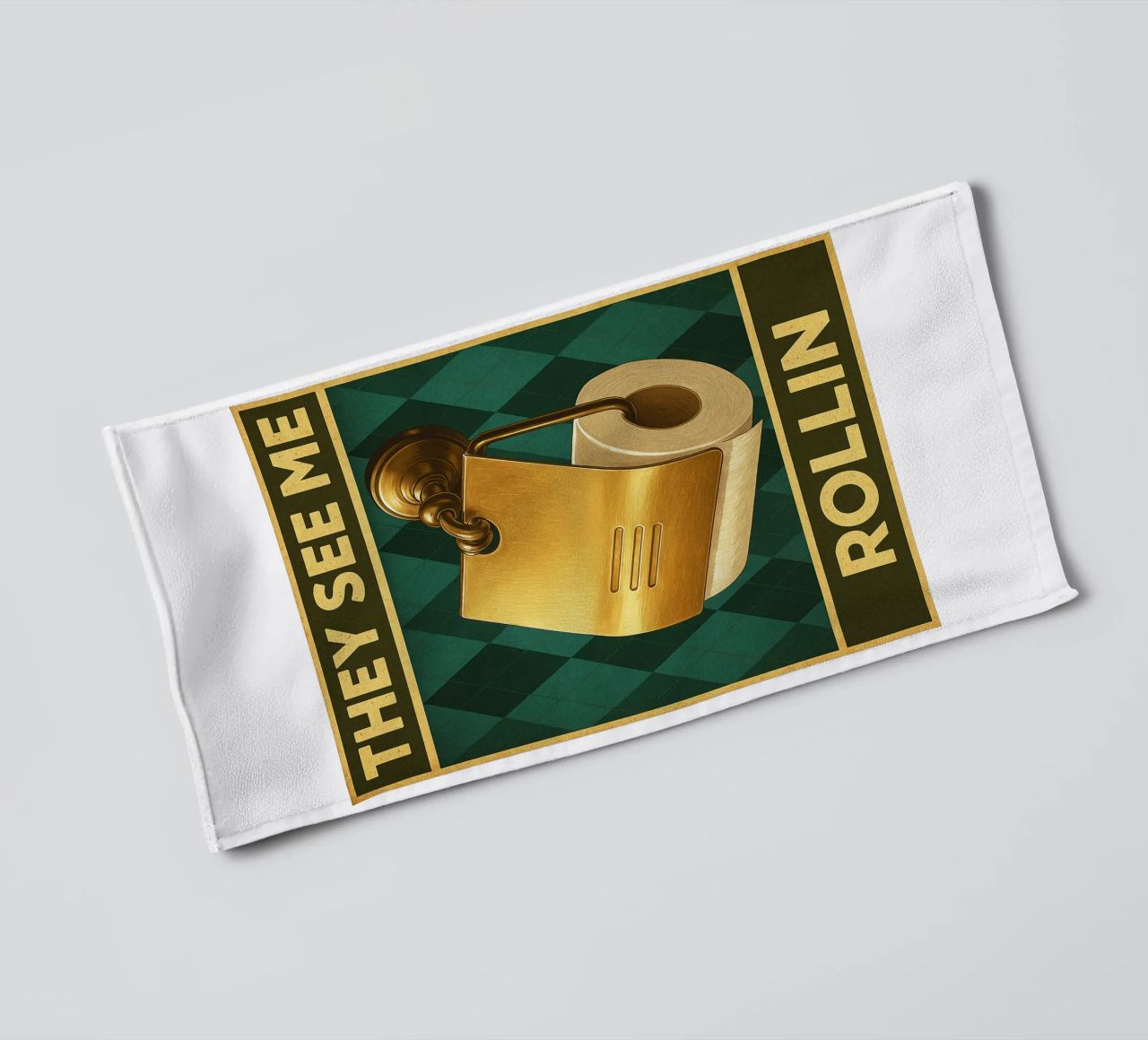 Papper per WC They See Me Rollin asciugamano da bagno da PitaraS