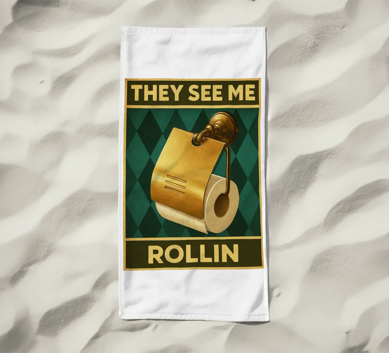 Papper per WC They See Me Rollin telo mare da PitaraS