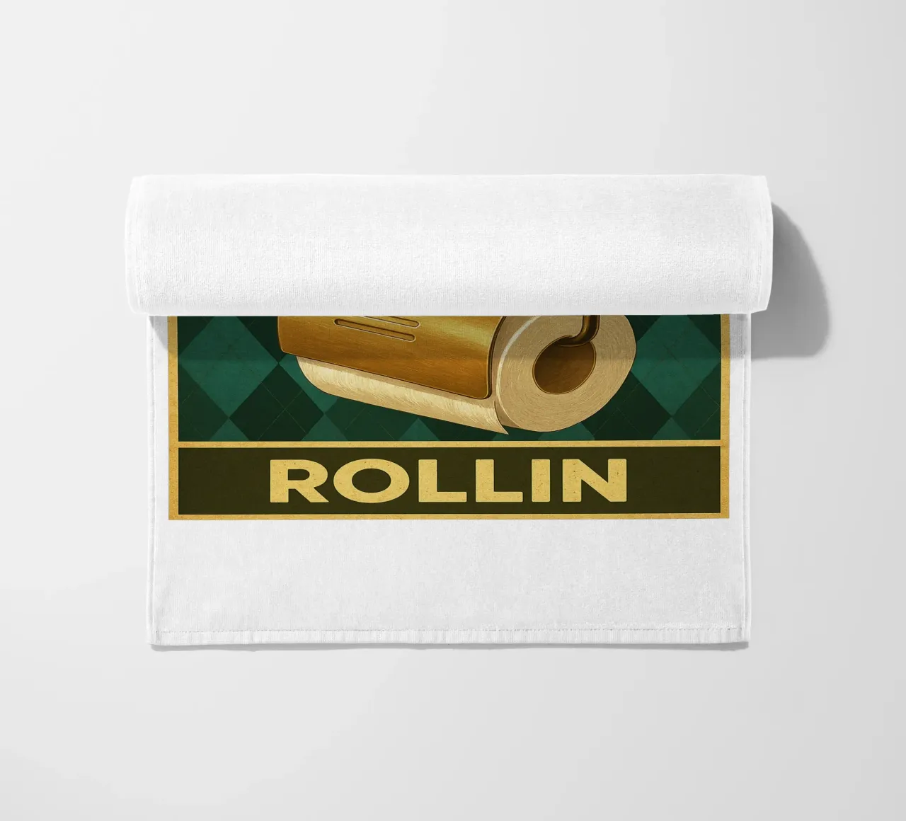 Toilet Papper They See Me Rollin serviette de plage de PitaraS