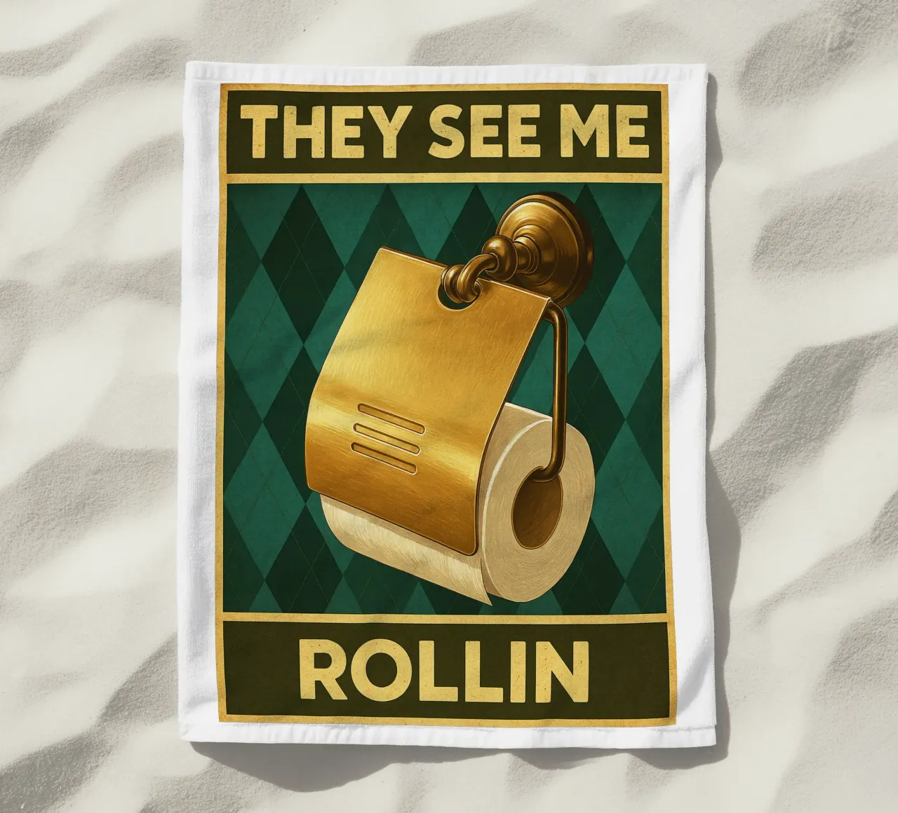 Papper per WC They See Me Rollin telo mare da PitaraS