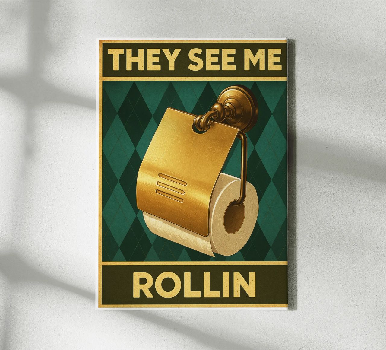 Papper per WC They See Me Rollin tela da PitaraS