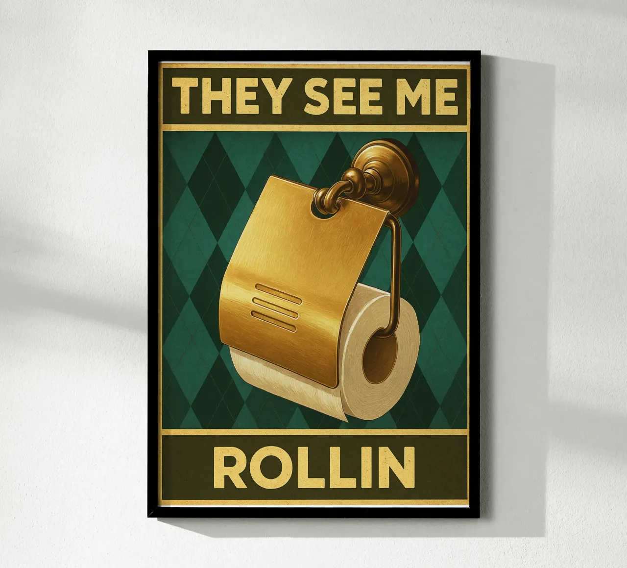 Papper per WC They See Me Rollin poster da PitaraS