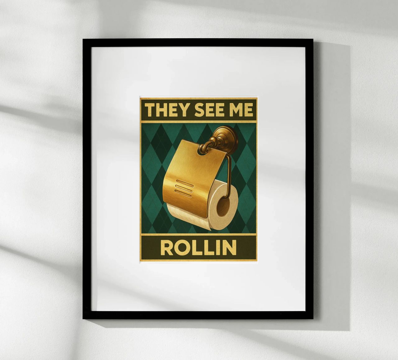 Papper per WC They See Me Rollin carta hahnemühle da PitaraS