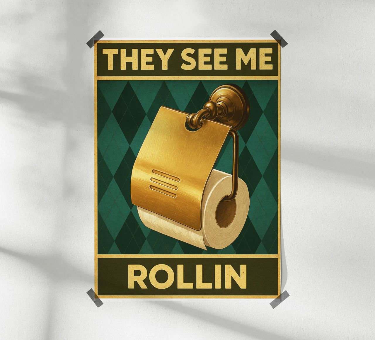 Papper per WC They See Me Rollin carta hahnemühle da PitaraS
