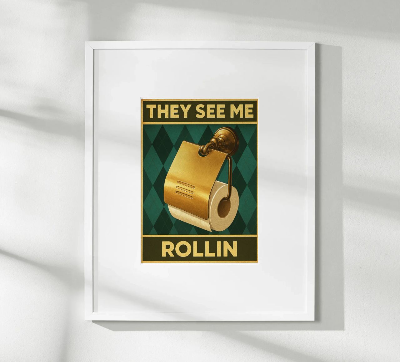 Papper per WC They See Me Rollin carta hahnemühle da PitaraS