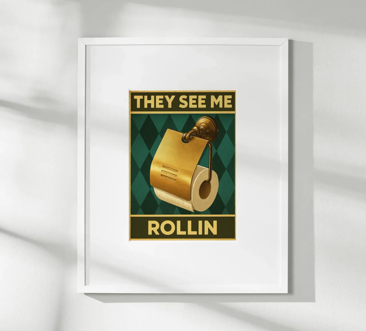 Papper per WC They See Me Rollin poster da PitaraS