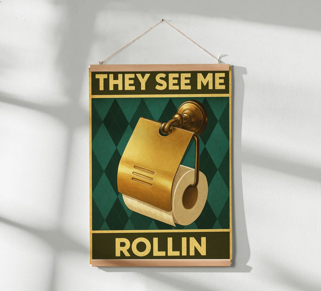 Papper per WC They See Me Rollin carta hahnemühle da PitaraS