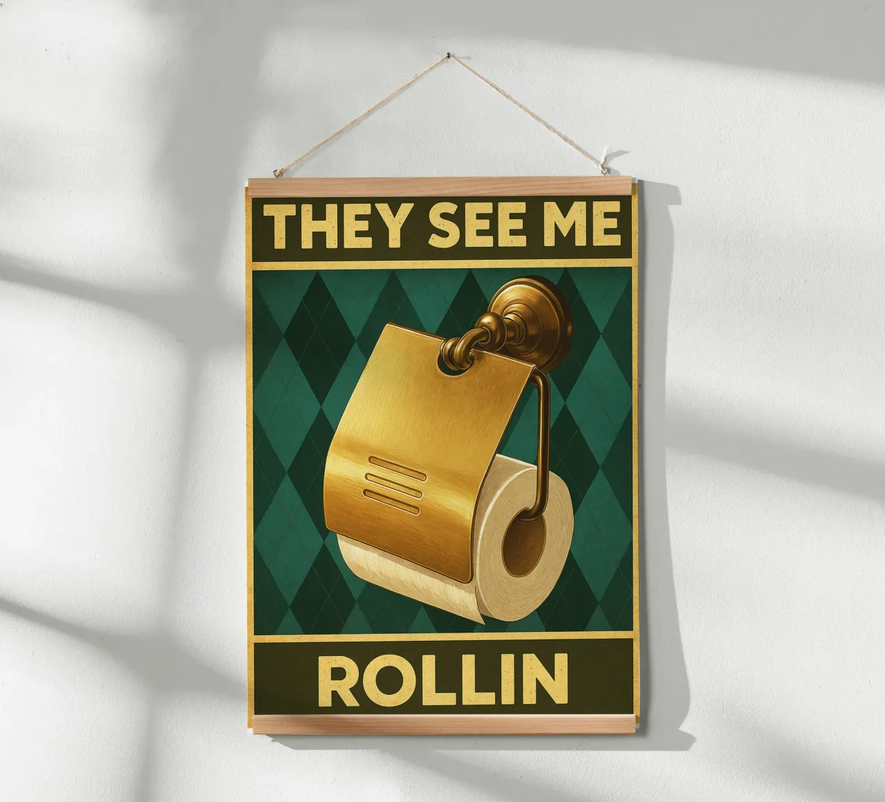 Papper per WC They See Me Rollin poster da PitaraS