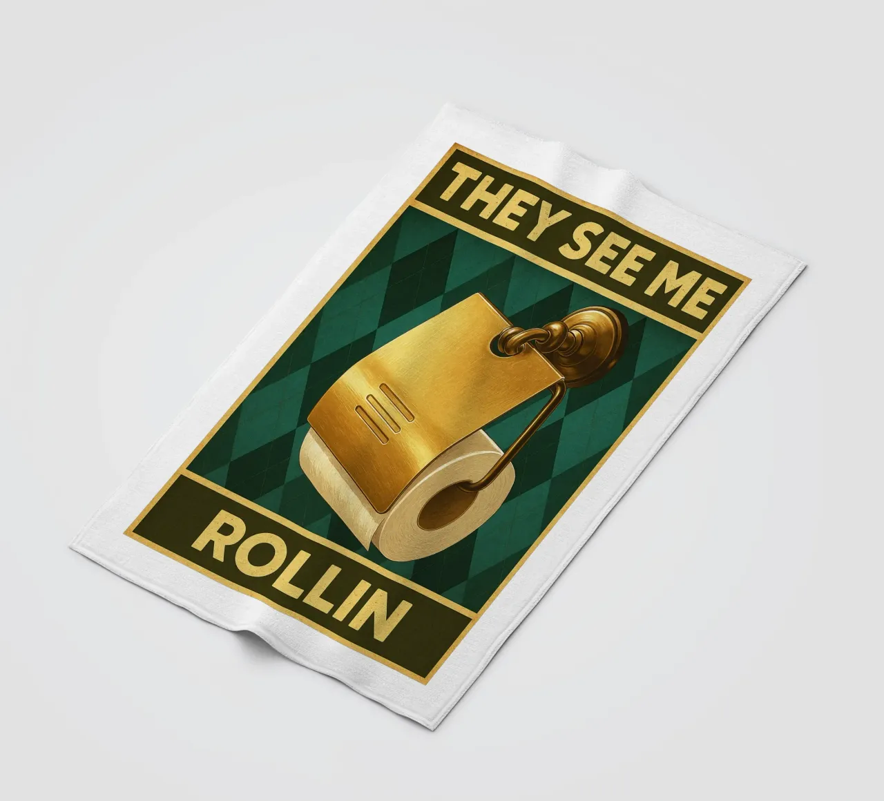 Papper per WC They See Me Rollin coperta in pile da PitaraS