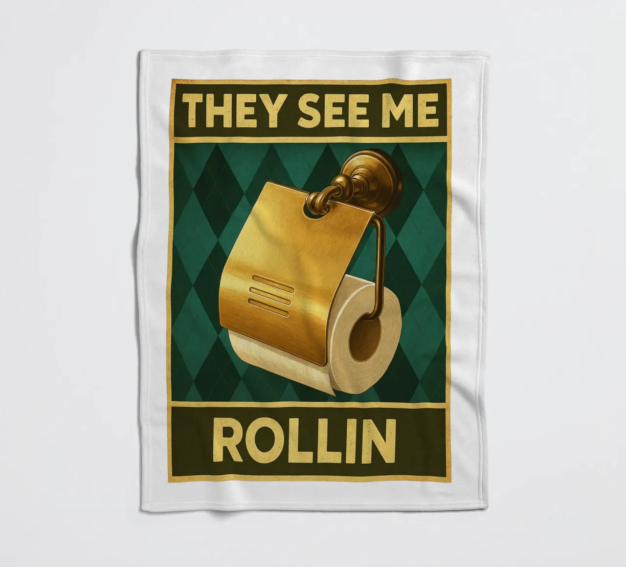 Papper per WC They See Me Rollin coperta in pile da PitaraS