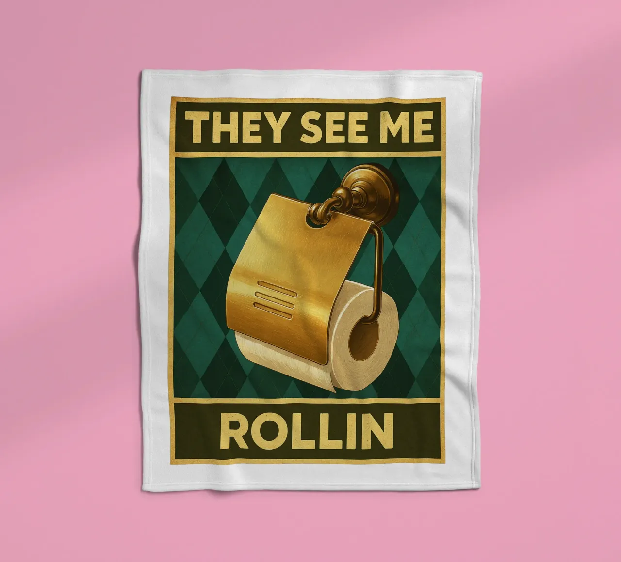 Toilettenpapper Sie sehen mich rollen Fleecedecke von PitaraS