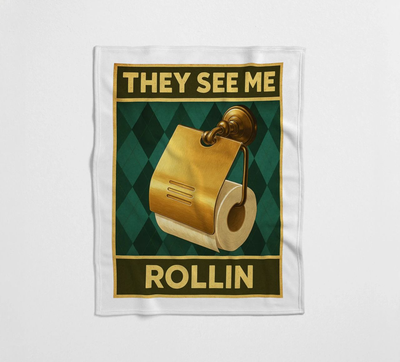 Papper per WC They See Me Rollin coperta in pile da PitaraS