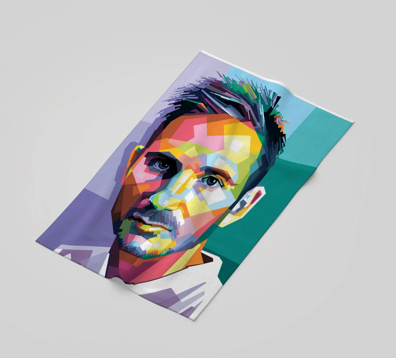 Frank Lampard Pop Art WPAP telo mare da Alkahfsmart