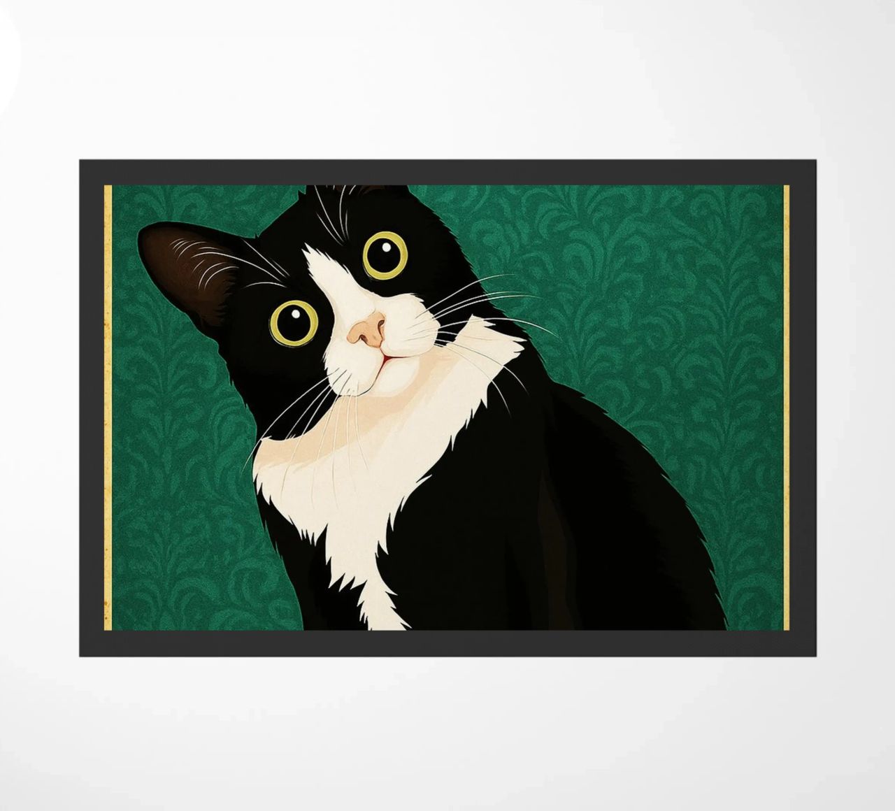 Were You Trying To Poop Alone Cat Funny Bathroom doormat by PitaraS