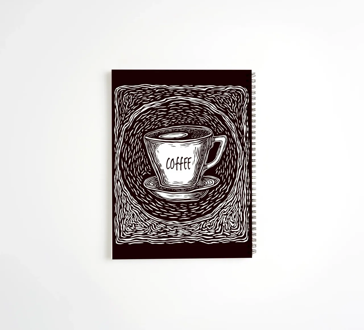 The Daily Grind spiral notebook by Indigo Rain