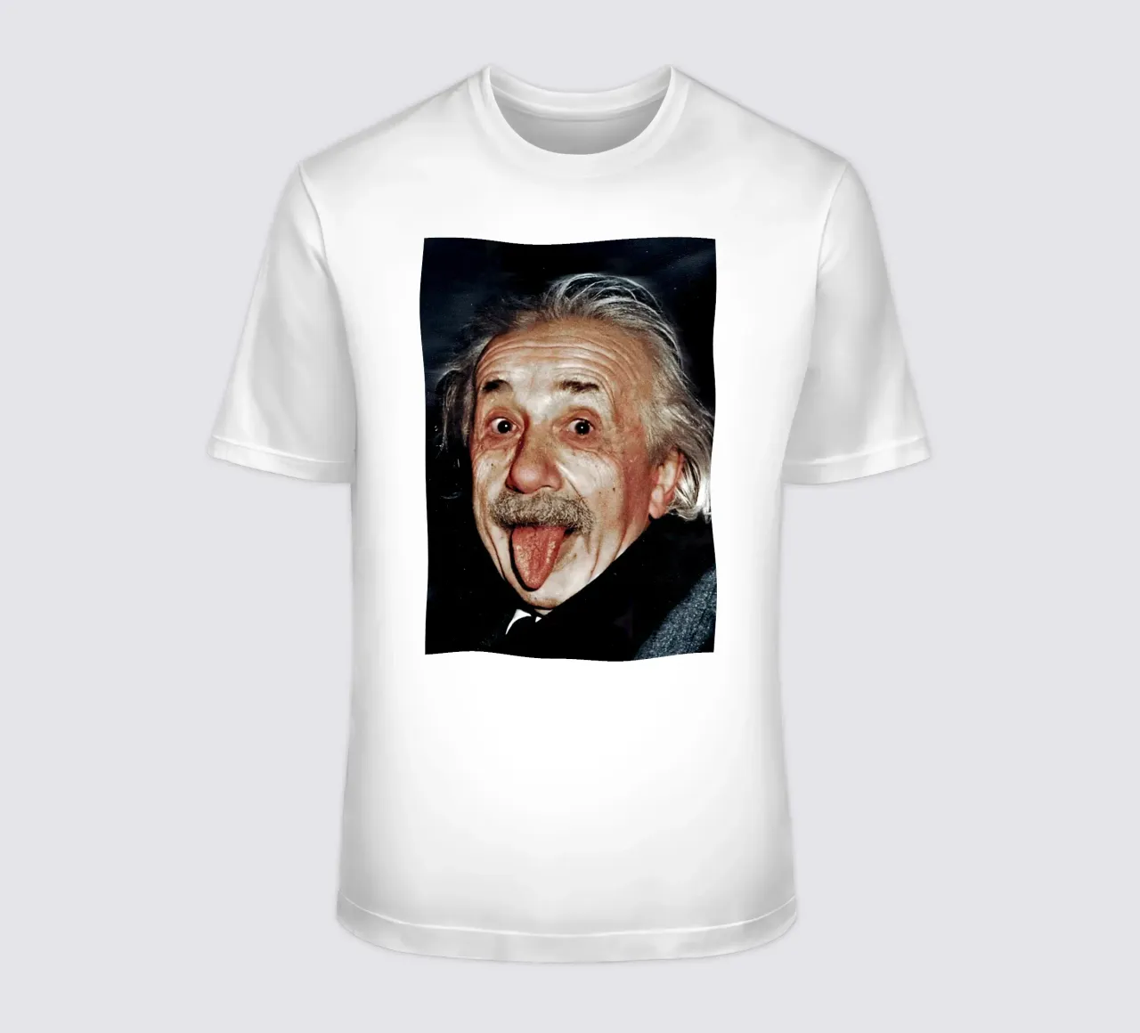 Albert Einstein t-shirt da Low poly art