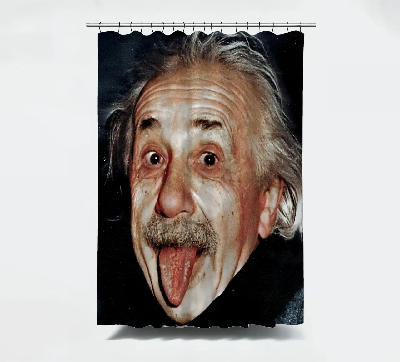Albert Einstein tenda da doccia da Low poly art