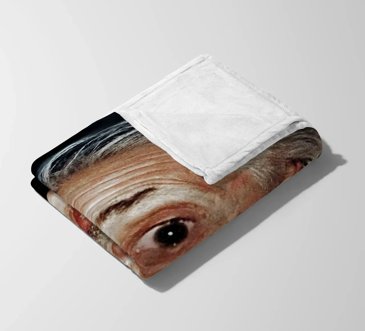 Albert Einstein coperta in pile da Low poly art