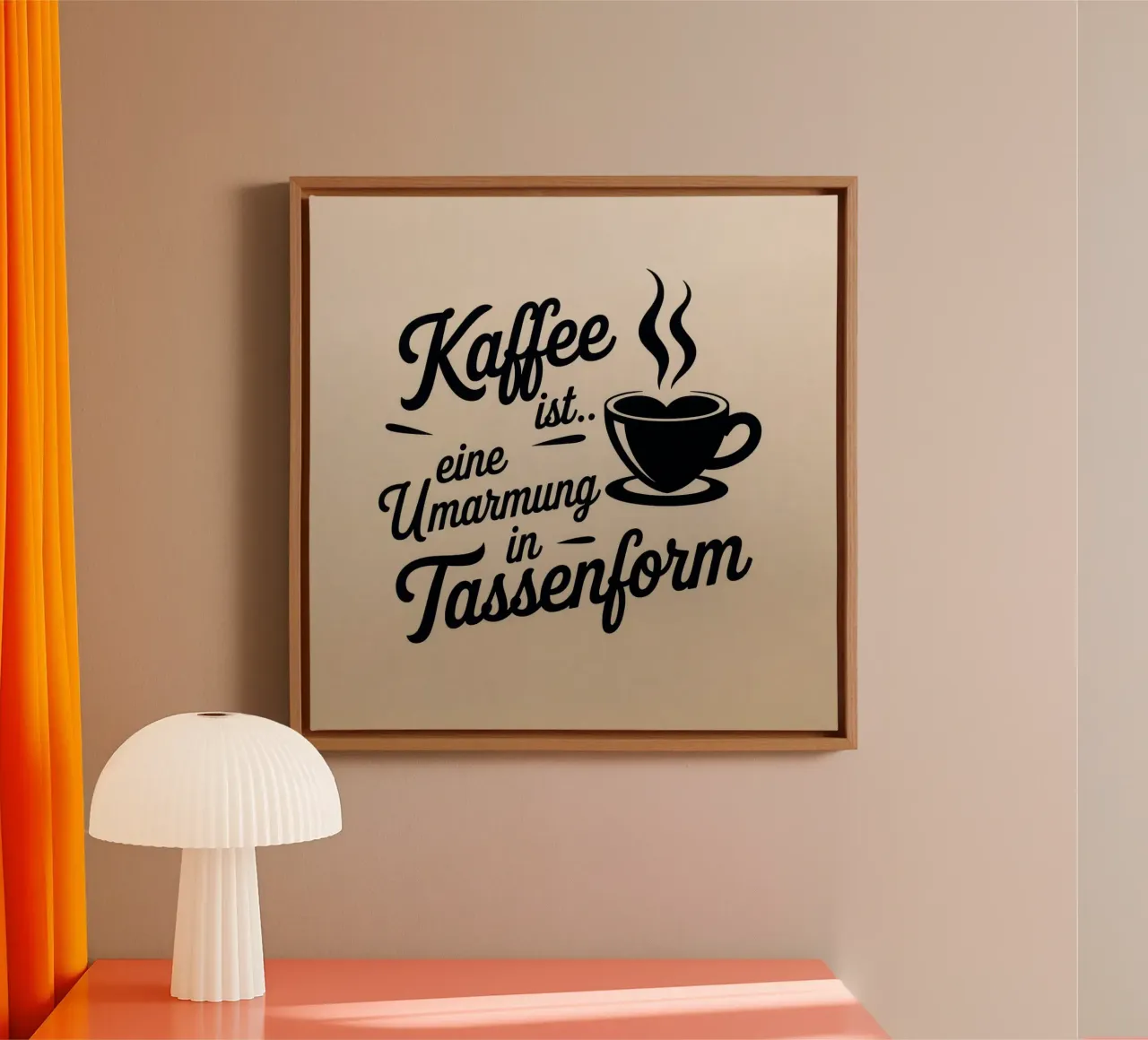Umarmung in Tassenform tela da Aphorismiker